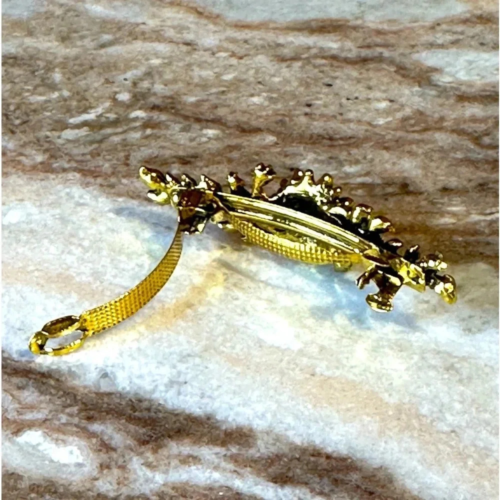 Dark Pink, Light Pink & AB Floral Crystal Rhinestone Medium Barrette Hair Clip - Picture 6 of 6